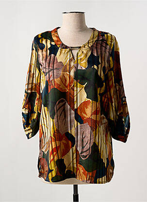 Tunică mâneci lungi maro HALOGENE femeie