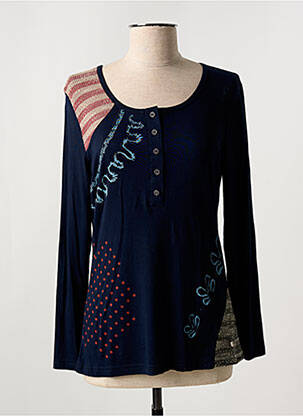 Tricou albastru COTE ANGLAISE femeie