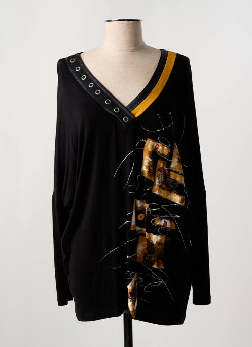 Tunică mâneci lungi negru ALAIN MURATI femeie