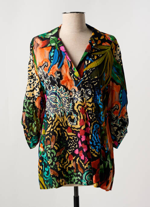 Tunică mâneci lungi verde HALOGENE femeie