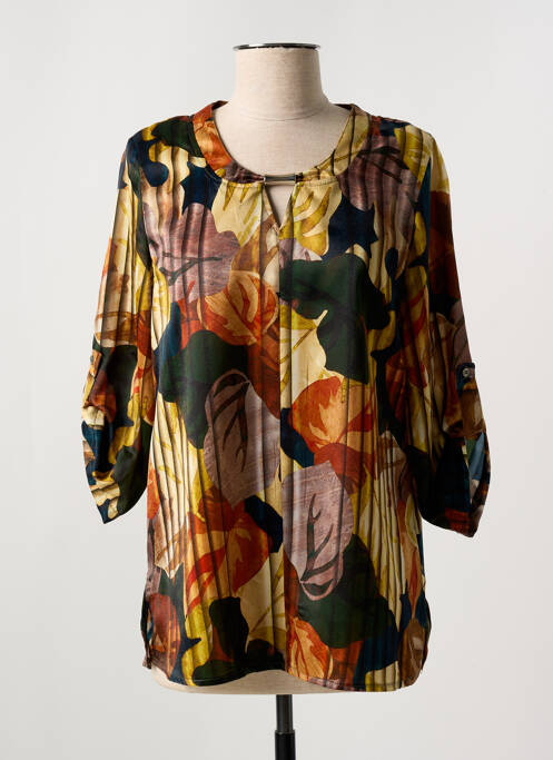 Tunică mâneci lungi maro HALOGENE femeie