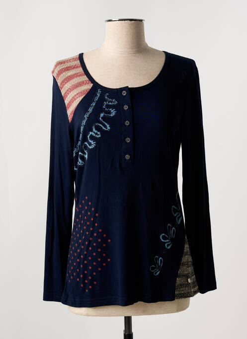 Tricou albastru COTE ANGLAISE femeie