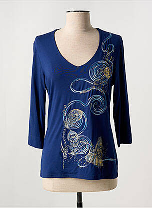 Tricou albastru VANGO femeie