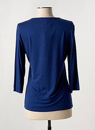 Tricou mâneci 3/4 mâneci 3/4 albastru VANGO femeie