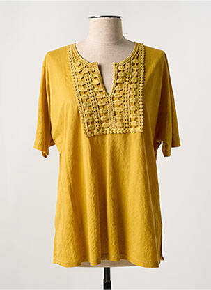 Tricou galben KAKIE femeie