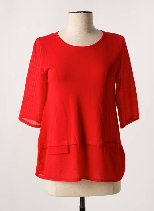 Top roșu LEO & UGO femeie