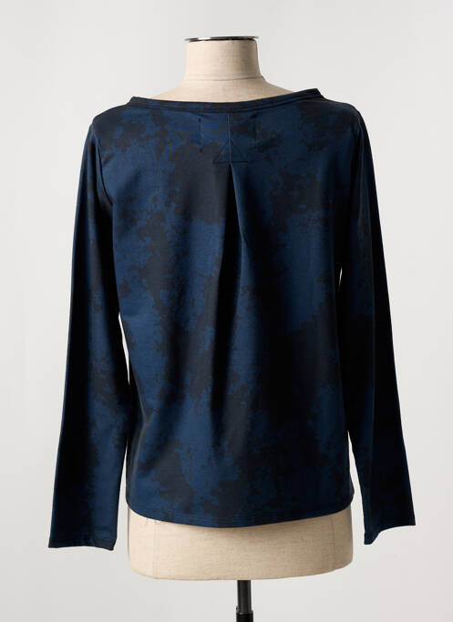 Tricou elasticitate mâneci lungi albastru KOKOMARINA femme