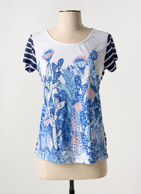 Tricou albastru MISS SIDECAR femeie