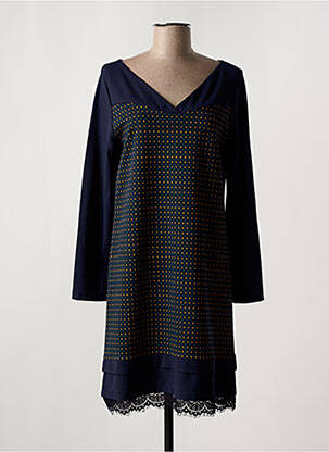 Rochie scurtă albastru MISS SIDECAR femeie