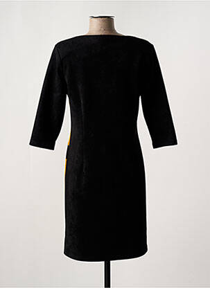 Rochie midi imprimeu fantezie mâneci lungi negru HALOGENE femeie