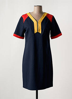 Rochie midi albastru HALOGENE femeie