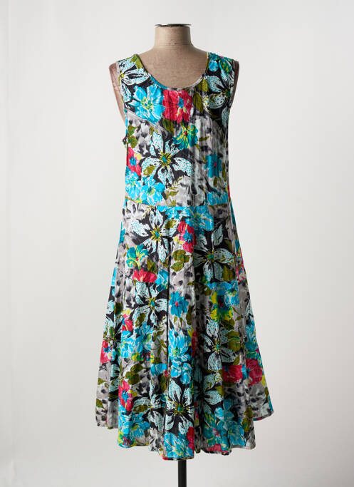 Rochie lungă albastru DRESS ADDICT femeie