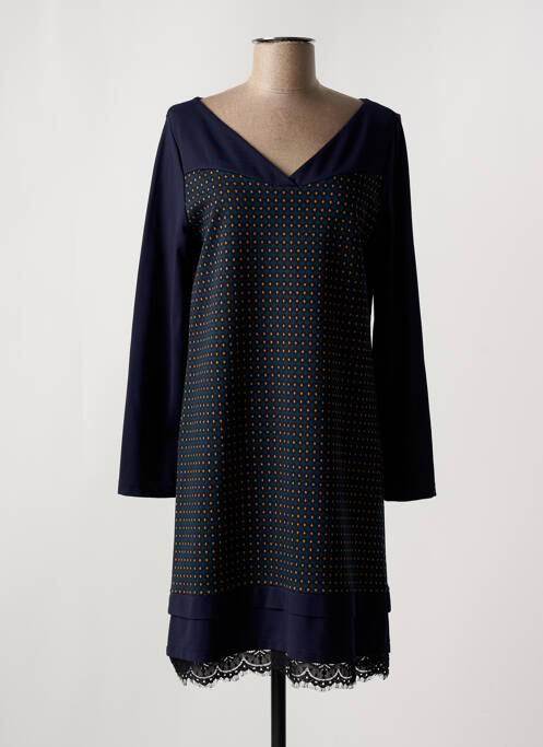 Rochie scurtă albastru MISS SIDECAR femeie