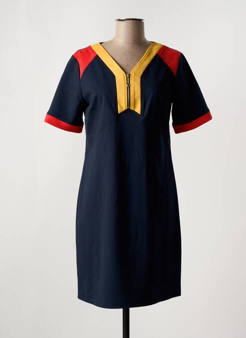 Rochie midi albastru HALOGENE femeie