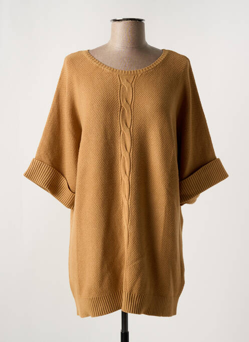 Pulover tunică bej MARINA V femeie