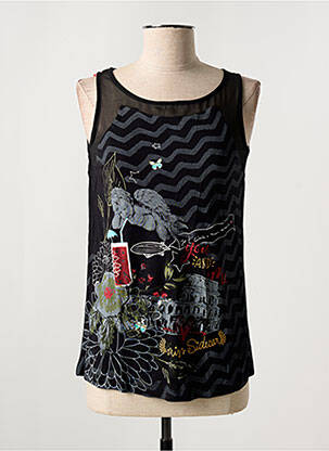 Maiou negru MISS SIDECAR femeie