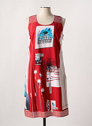 Rochie midi roșu FIGURE LIBRE femeie