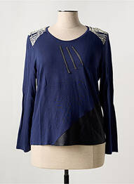 Tricou mâneci lungi mâneci lungi albastru JEAN DELFIN femme