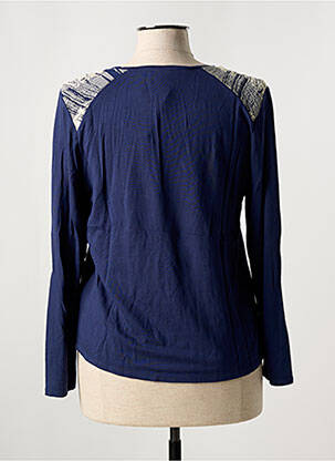 Tricou mâneci lungi mâneci lungi albastru JEAN DELFIN femeie