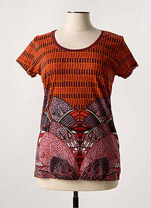 Tricou portocaliu MISS SIDECAR femeie