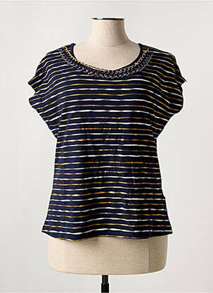 Tricou albastru LEO & UGO femeie