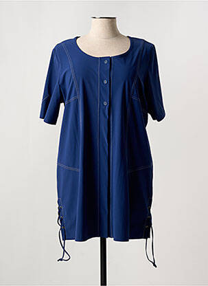 Jachete casual guler rotund albastru JEAN DELFIN femeie