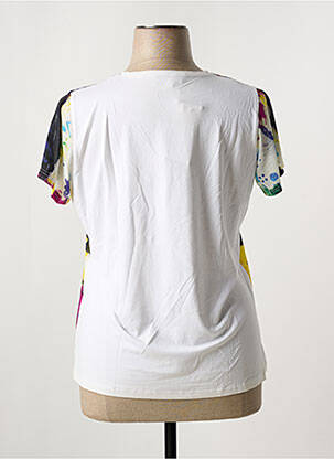 Tricou imprimeu fantezie mâneci scurte violet JEAN DELFIN femeie