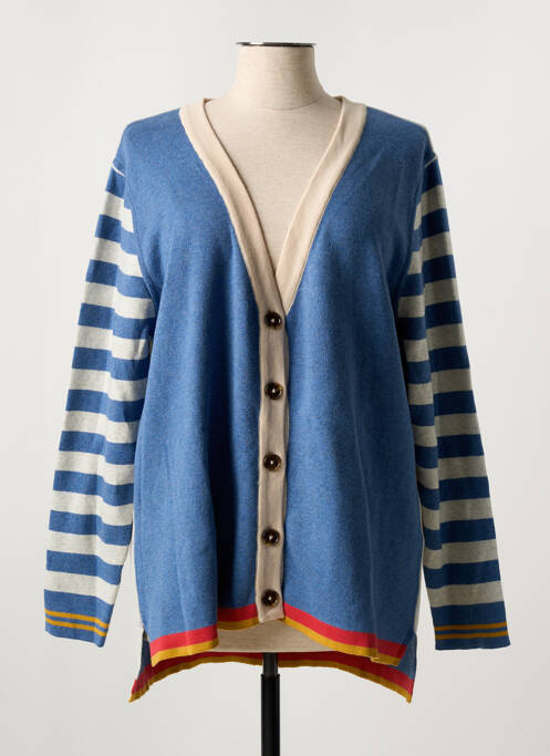 Vestă cu mâneci lungi albastru ORIENTIQUE NATURALLY femeie