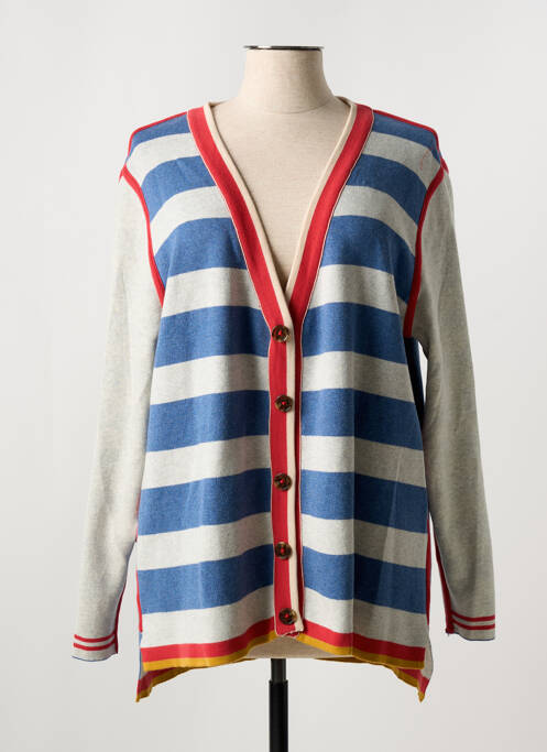 Vestă cu mâneci lungi albastru ORIENTIQUE NATURALLY femeie