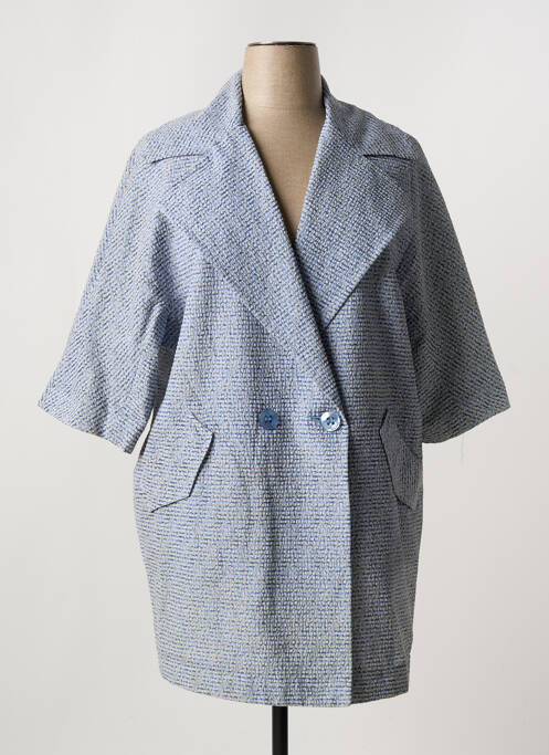 Palton lung albastru AQUAJEANS femeie