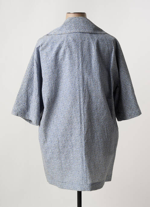 Palton lung albastru AQUAJEANS femeie