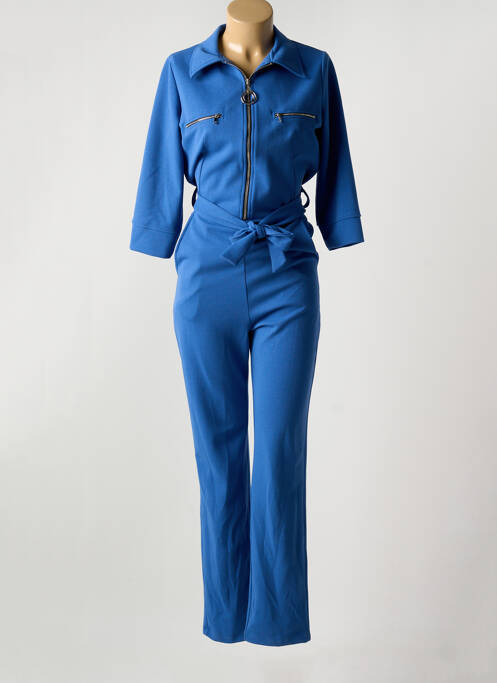 Salopetă-pantalon albastru HALOGENE femeie