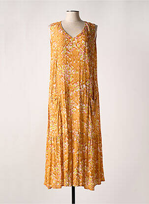 Rochie lungă portocaliu ALAIN MURATI femeie