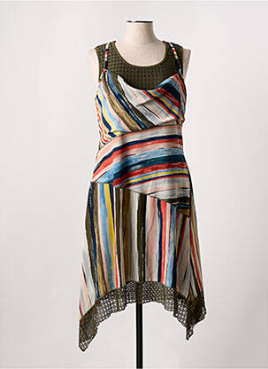 Rochie midi verde ME-PARIS femeie