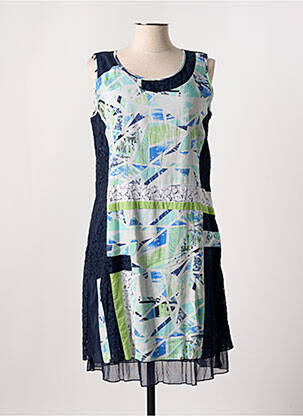 Rochie midi albastru FIGURE LIBRE femeie