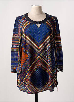 Tunică mâneci lungi albastru JEAN DELFIN femeie