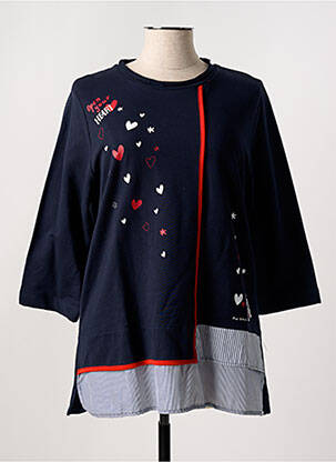 Tunică mâneci lungi albastru MISS SIDECAR femeie