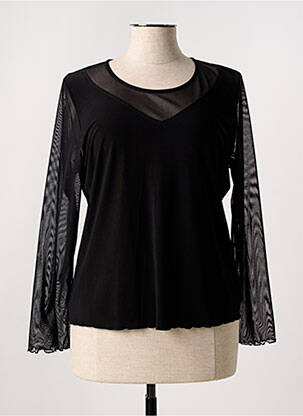 Tricou mâneci lungi mâneci lungi negru JEAN DELFIN femeie