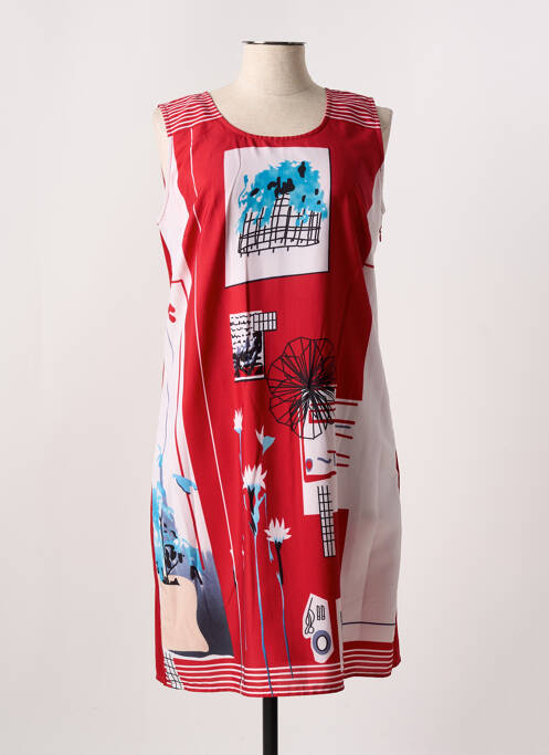 Rochie midi roșu FIGURE LIBRE femeie