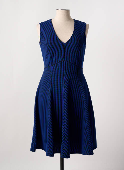 Rochie midi albastru FILLE A SUIVRE femeie