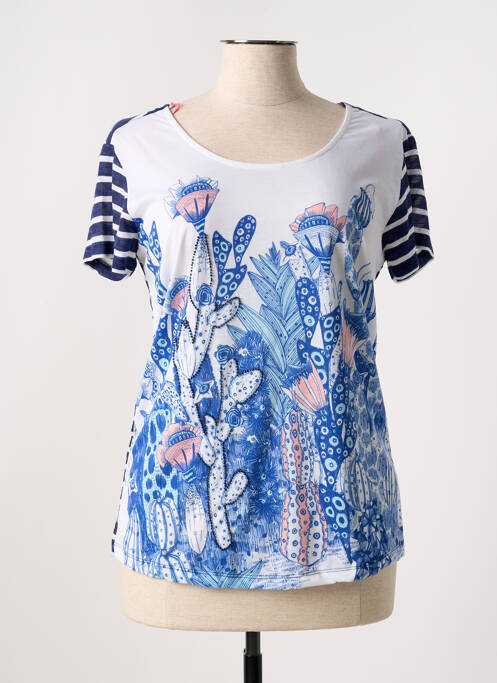 Tricou albastru MISS SIDECAR femeie