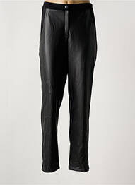 Pantalon slim talie elastică mărime normală negru JEAN DELFIN femme
