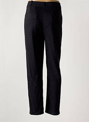 Pantalon drept țesătură crep talie înaltă negru KOKOMARINA femeie
