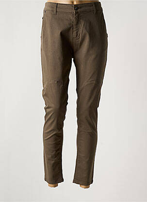 Pantalon 7/8 elasticitate mărime normală verde CARLA KOPS femeie