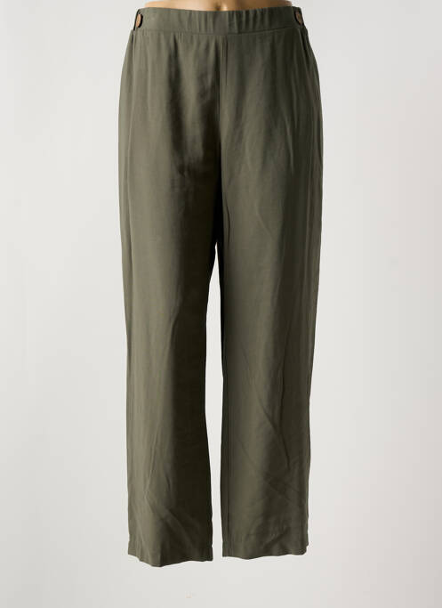 Pantalon drept verde HALOGENE femeie