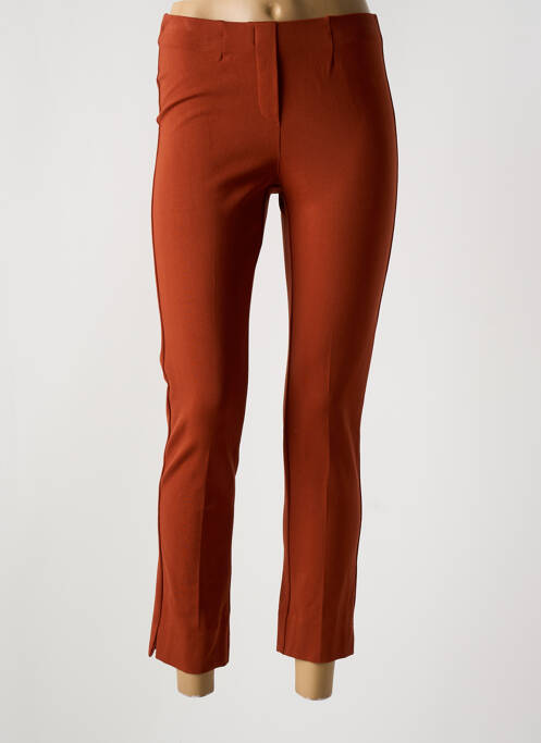 Pantalon slim portocaliu MODE DE PARIS femeie