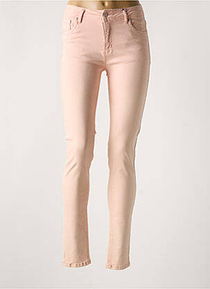 Pantalon slim roz NORFY femeie