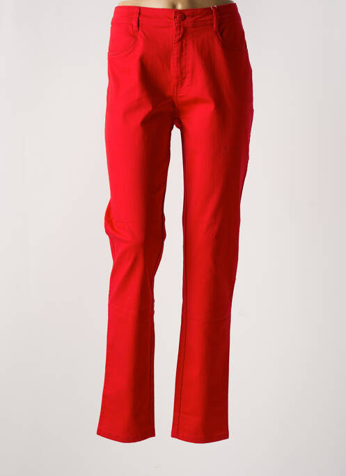 Pantalon drept roșu YOULINE femeie
