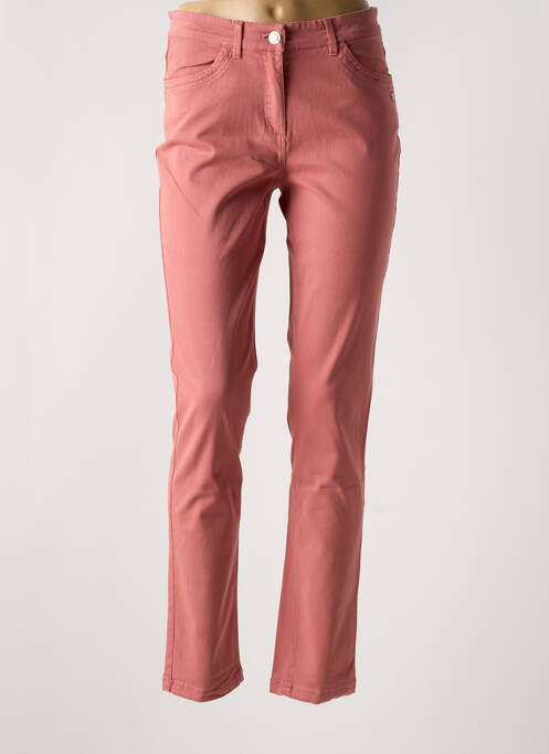 Pantalon slim roz ÉTYMOLOGIE femeie