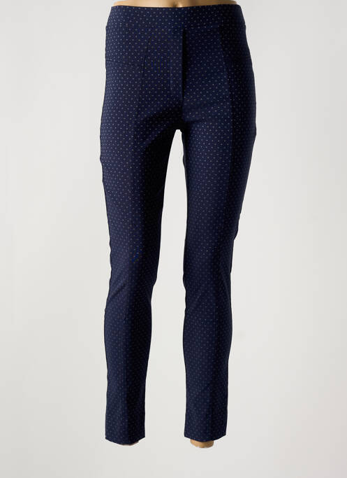 Pantalon slim talie elastică albastru HALOGENE femme